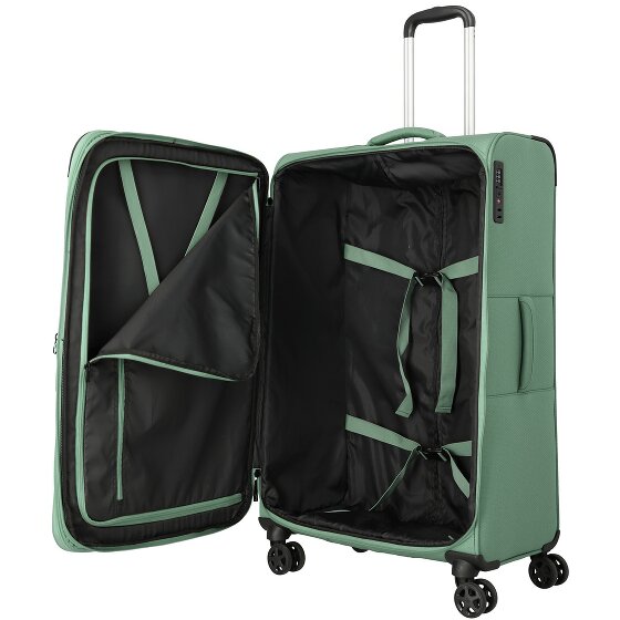 Travelite Kick Off 4 kółka Walizka L 78 cm z funkcją poszerzenia