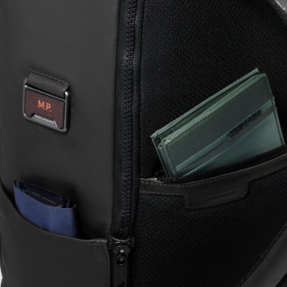 Piquadro Harper Plecak Skórzany 44 cm Komora na laptopa