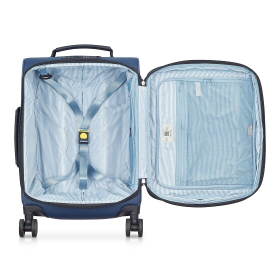 Delsey Paris Turenne Soft 4 kółka Walizka kabinowy 55 cm z plisą rozprężną