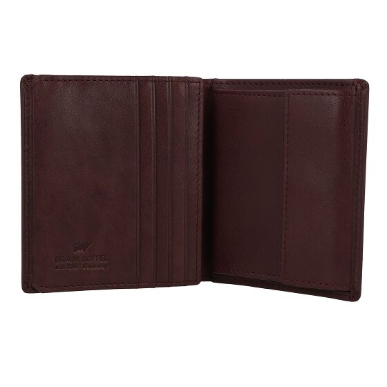 Braun Büffel Arezzo Portfel Ochrona RFID Skórzany 9.5 cm