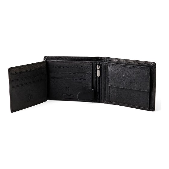 Jack Kinsky Porto 101 Portfel Ochrona RFID Skórzany 12.5 cm