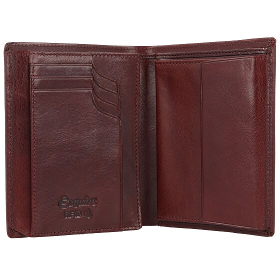 Esquire Toscana Portfel Ochrona RFID Skórzany 9.5 cm