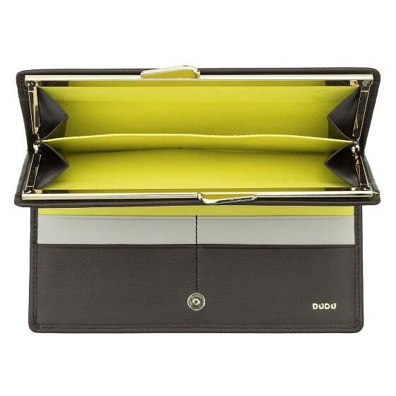 DuDu Portfel Ochrona RFID Skórzany 19.5 cm