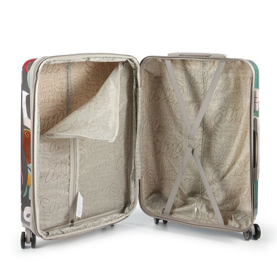 Anekke Muse 4 kółka Zestaw walizek 2-części z plisą rozprężną