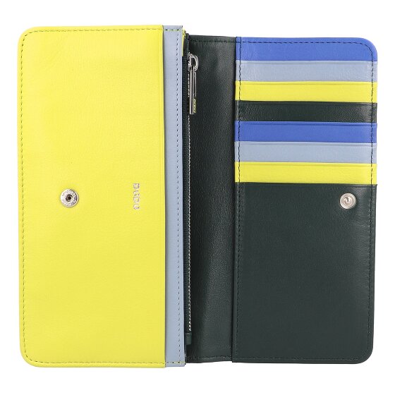 DuDu Canarie Portfel Ochrona RFID Skóra 17.5 cm