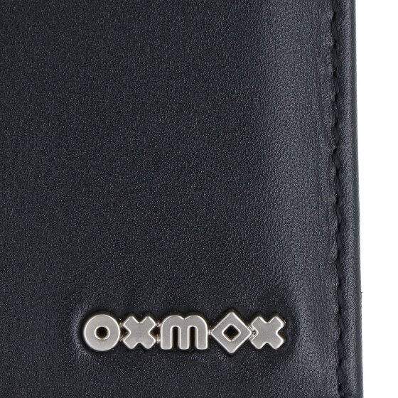 oxmox Leather Portfel Ochrona RFID Skóra 10 cm
