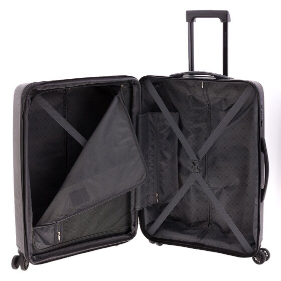 Gladiator 1700 4 kółka Walizka 68 cm z plisą rozprężną