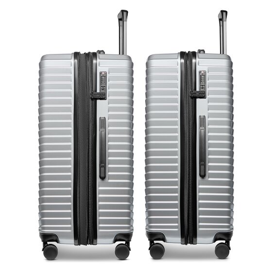 Redolz Essentials 18 4 kółka Zestaw walizek 3-części z plisą rozprężną