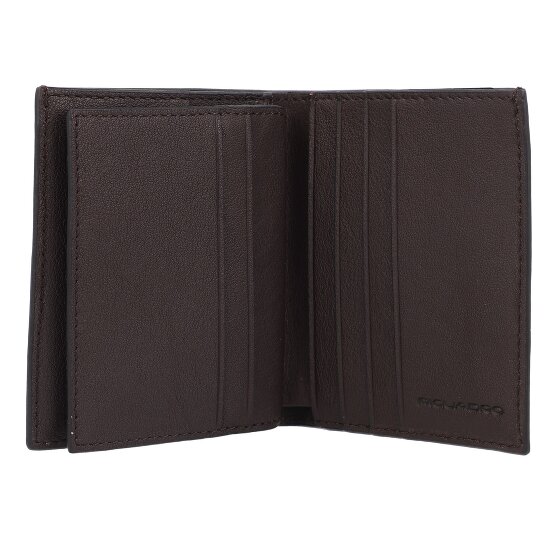 Piquadro Black Square Etui na karty kredytowe Ochrona RFID Skórzany 9 cm