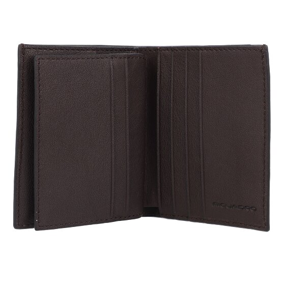 Piquadro Black Square Etui na karty kredytowe Ochrona RFID Skórzany 9 cm