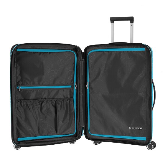 Travelite Orbita 4 kółka Zestaw walizek 3-części z plisą rozprężną