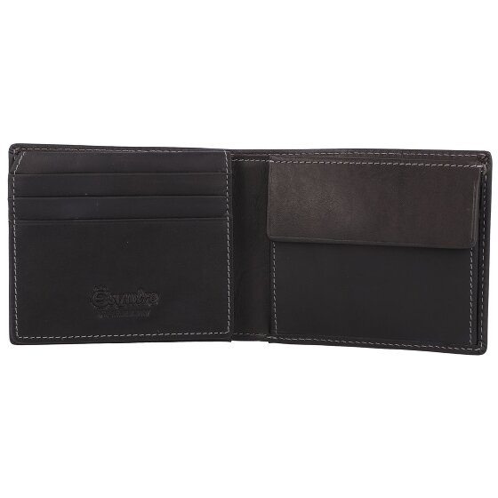 Esquire Skórzany portfel Dallas 10 cm