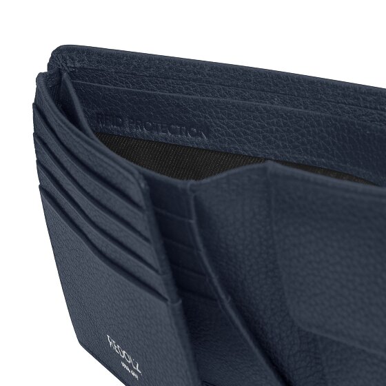 Redolz Leather Essentials QF portfel RFID skórzany rozkładany 12 cm