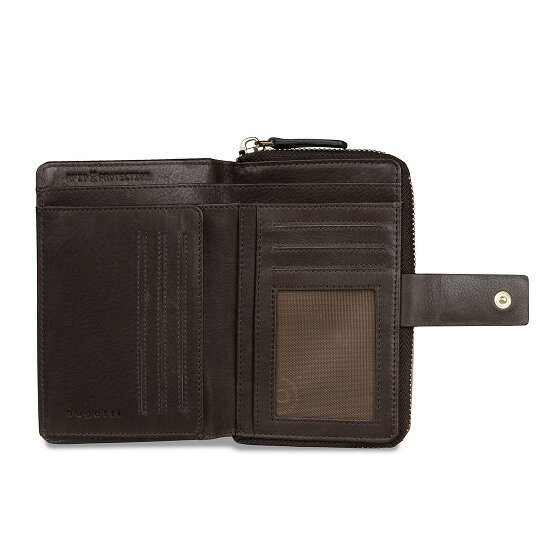 bugatti Noemi Portfel Ochrona RFID Skórzany 14 cm