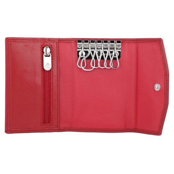 Esquire New Silk Portfel z kluczem Skórzany 10 cm