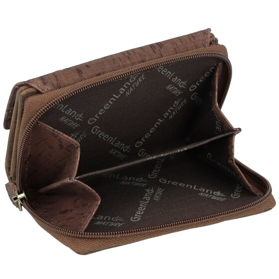 Greenland Nature Portfel RFID skórzany 14 cm