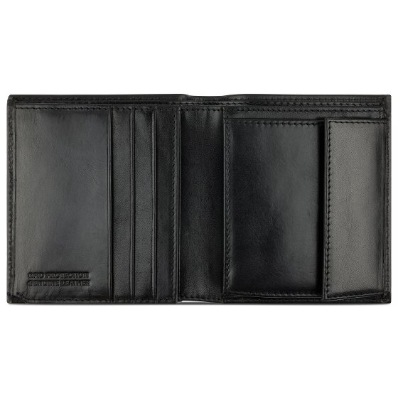 bugatti Nobile Portfel Ochrona RFID Skórzany 10 cm