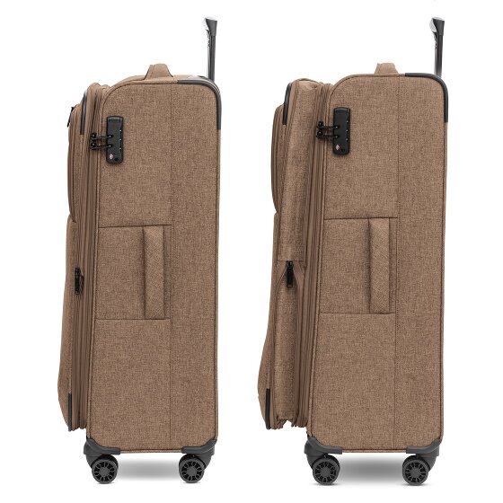 Redolz Essentials 12 LARGE 4 kółka Walizka 79 cm z plisą rozprężną