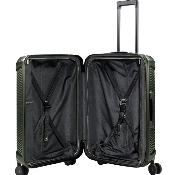 Travelite Millennium 4 kółka Zestaw walizek 3-części z plisą rozprężną