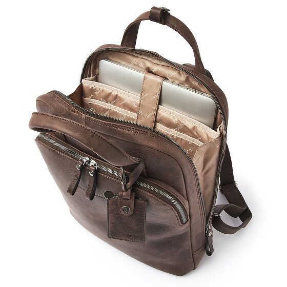 Castelijn & Beerens Plecak Carisma RFID Skóra 40 cm Komora na laptopa