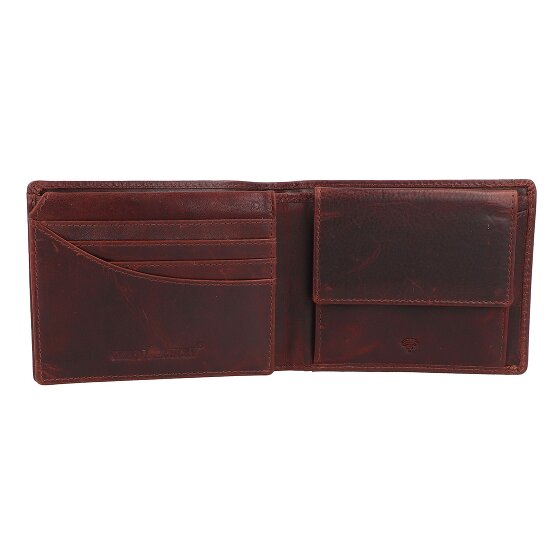 Greenburry Rugged Portfel Ochrona RFID Skórzany 12.5 cm