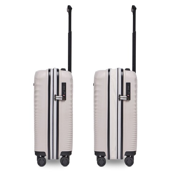 Farmhood Eco Edition 4 kółka Walizka kabinowy 55 cm z plisą rozprężną