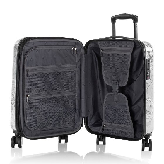 Heys Black Camo 4 kółka Walizka kabinowy S 53 cm z plisą rozprężną