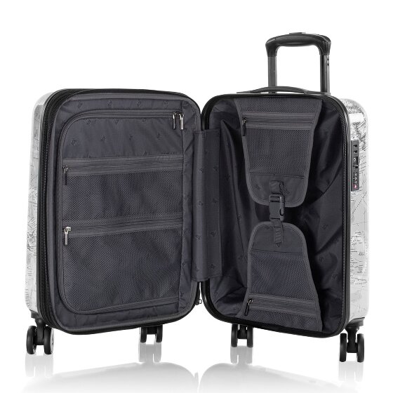 Heys Black Camo 4 kółka Walizka kabinowy S 53 cm z plisą rozprężną