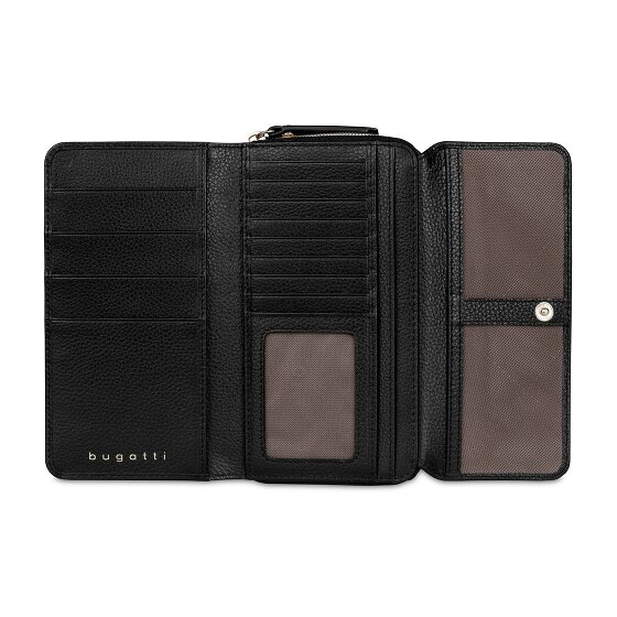 bugatti Emilia Portfel Ochrona RFID Skórzany 11 cm