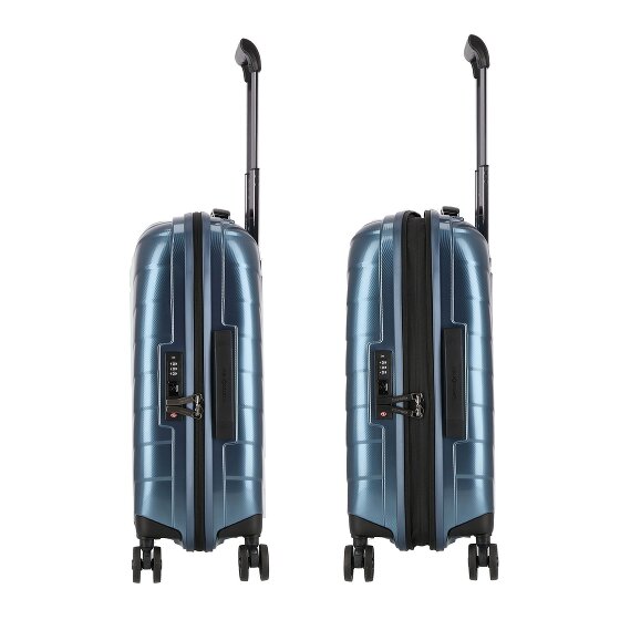 Samsonite Attrix 4 kółka Walizka kabinowy 55 cm z plisą rozprężną