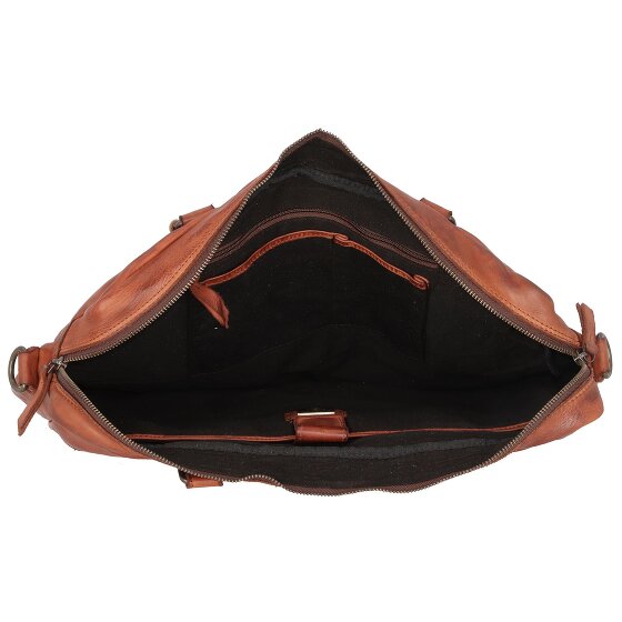 Harbour 2nd Skórzana aktówka Cool Casual Aris z przegrodą na laptopa 40 cm