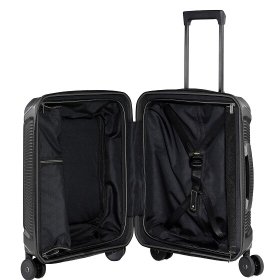 Travelite Millennium 4 kółka Walizka kabinowy 55 cm Komora na laptopa