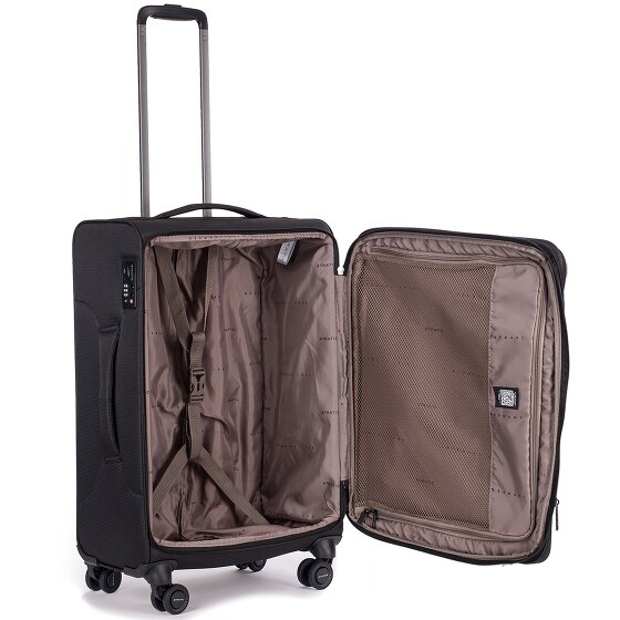 Stratic Stratic Light + 4 kółka Walizka 68 cm z plisą rozprężną