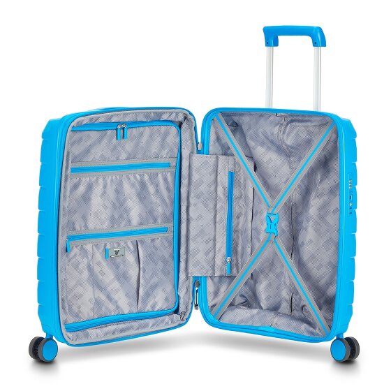 Roncato Skyline 2.0 4 kółka Walizka kabinowy 55 cm z plisą rozprężną