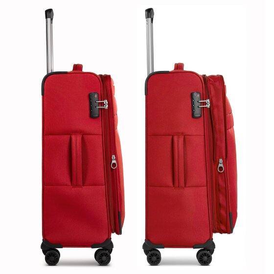 Worldpack Chicago 4 kółka Walizka M 67 cm z plisą rozprężną