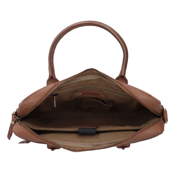 Burkely Vintage Jack Briefcase Leather 37 cm Komora na laptopa