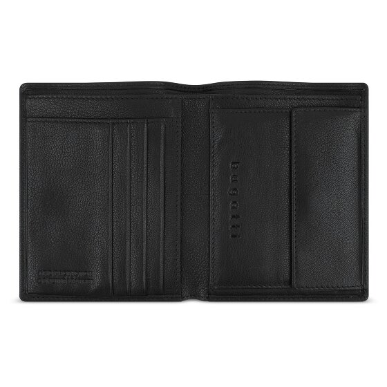 bugatti Black Magic Portfel Skórzany 12 cm