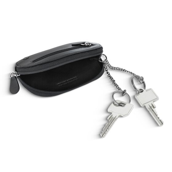 bugatti Black Magic Portfel z kluczem Skórzany 11 cm