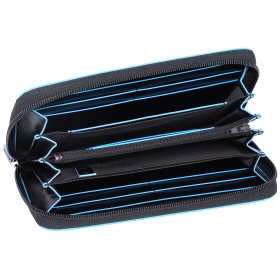 Piquadro Blue Square Wallet RFID Leather 19 cm