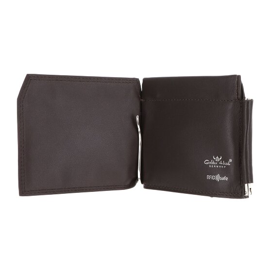 Golden Head Polo Portfel Ochrona RFID Skóra 11 cm