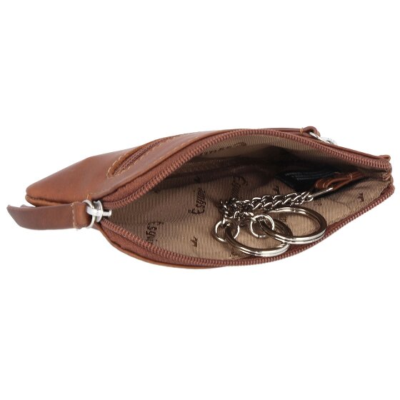 Esquire Dallas Portfel z kluczem Skórzany 13 cm