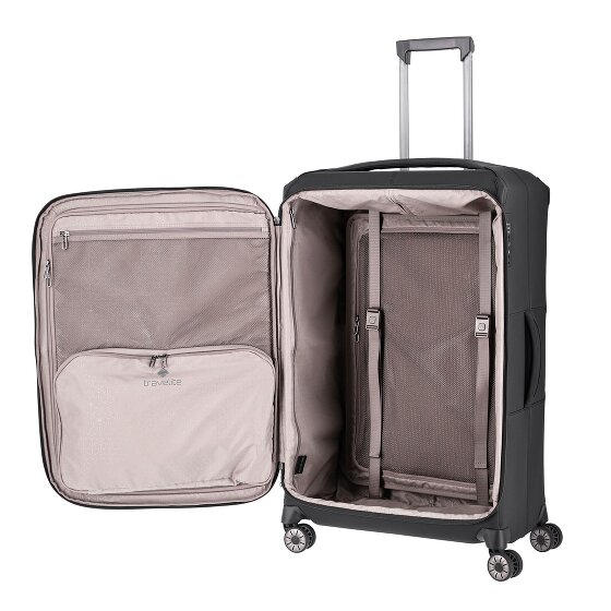 Travelite Priima 4 kółka Walizka 79 cm z plisą rozprężną