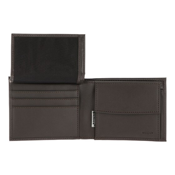 oxmox Leather Portfel Ochrona RFID Skóra 10 cm