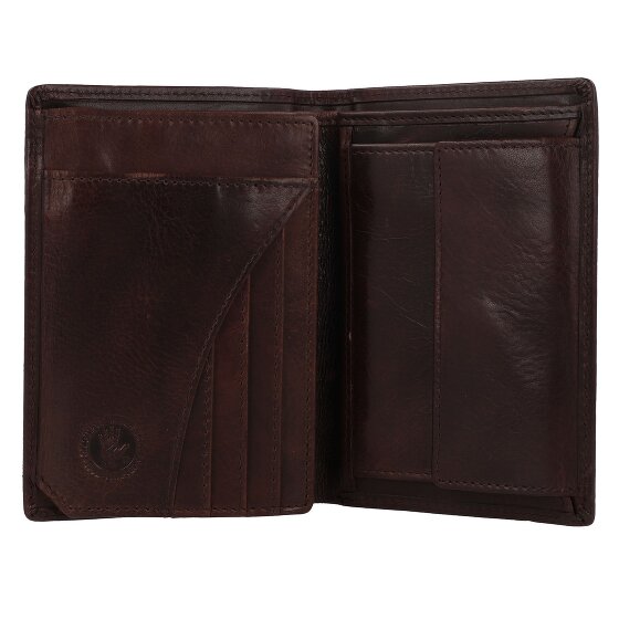 Greenburry Newport Portfel Ochrona RFID Skórzany 9 cm