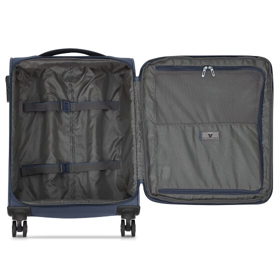 Roncato Jazz 4.0 4 kółka Walizka kabinowy S 55 cm z plisą rozprężną