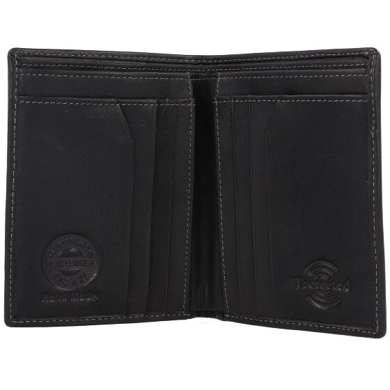 Greenland Nature Black Nappa Wallet RFID Leather 9,5 cm