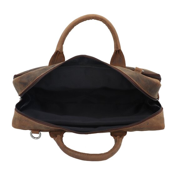 Plevier Retro Colmar Teczka Skórzany 40 cm Komora na laptopa