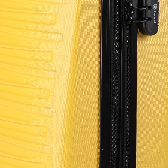 Benzi 5493 4 kółka Walizka kabinowy S 53 cm z plisą rozprężną