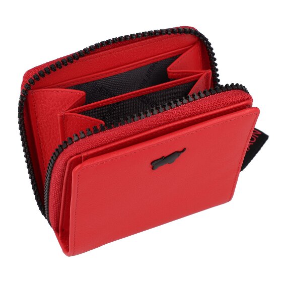 Braun Büffel Capri Portfel Ochrona RFID Skórzany 11 cm