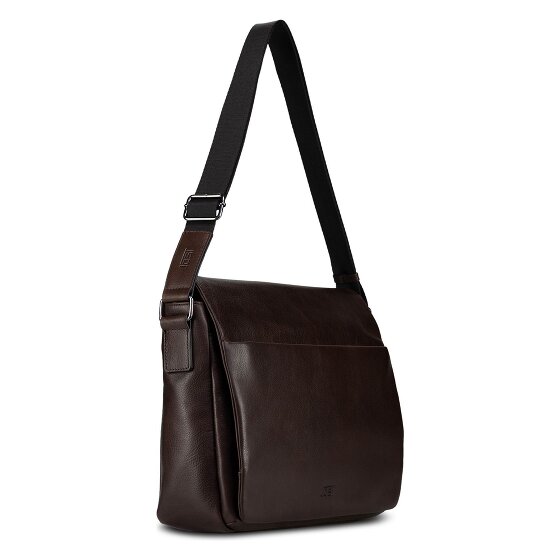 Jost London Torba typu Messenger Skóra 34 cm Komora na laptopa